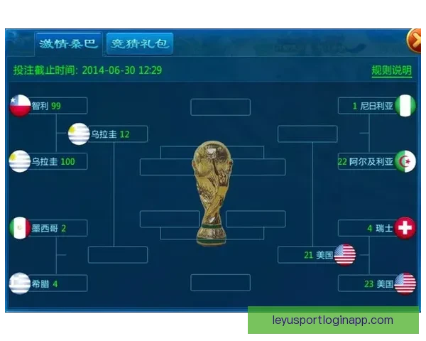 世界杯竞猜游戏玩法揭秘 如何通过策略赢得更多奖励